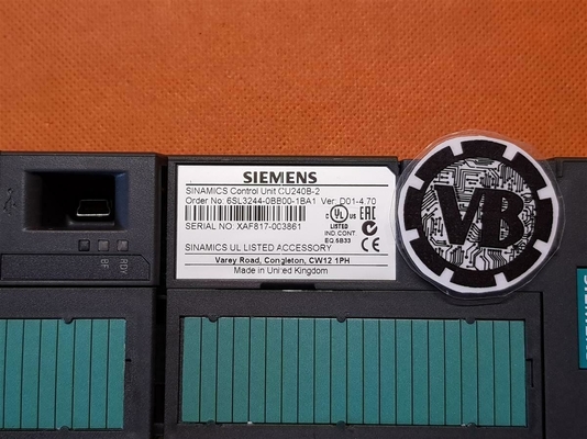 Siemens 6SL3244-0BB00-1BA1の可変的な頻度インバーター制御装置CU240B-2 RS485インターフェイス