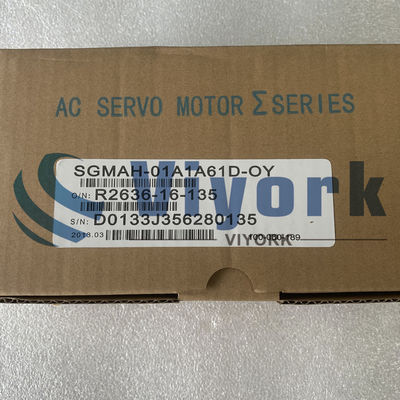 Yaskawa SGMAH-01A1A61D-OY AC Servo Motor 100W 3000RPM 0.32NM Absolute Encoder