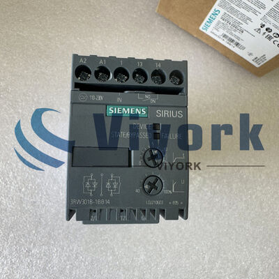 Siemens 3RW3018-1BB14 SOFT STARTER 24V AC/DC 200-480VAC 17.6AMP 7.5KW/400V NEW