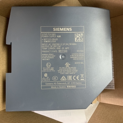 新しいSiemens 6EP1333-2BA20の電源SITOP PSU100S 5A 120/230V